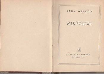 (7098) WIEŚ BOROWO – KRUM WELKOW