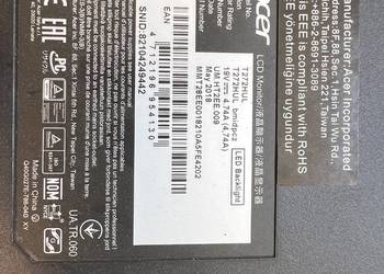 Acer T272HUL - monitor dotykowy 27" WQHD 2560x1440 IPS