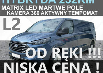Ford Transit Custom PHEV 232KM Hybryda Plug-in Trend Kamera 360 Matrix Led…