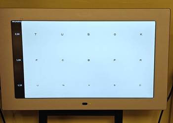 Panel LCD optotypów Frey CP-400P z polaryzacją