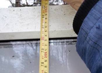 Fix witryna 96 x 212 cm okno