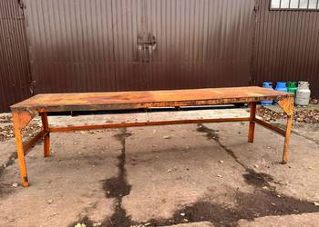 Stół warsztatowy roboczy falbanek 3,2mx84cmx90cm