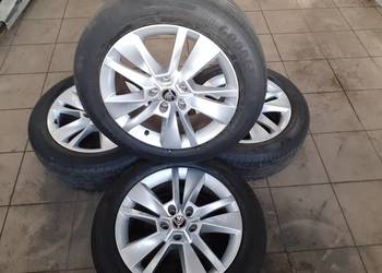 Alufelgi 17cali 5x112 nowe opony letnie 215 55 17