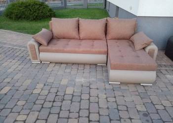 Tani narożnik 245x150 cm z funkcją spania . Szybka realizacja 2-14 dni
