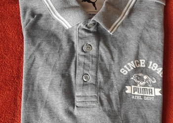 Koszulka polo Puma szara
