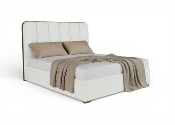 Łóżko tapicerowane z pojemnikiem Calmo wysokie + stelaż