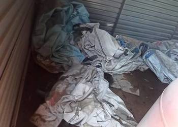 worki big bag kompletne z uszami stan dobry beż dziur