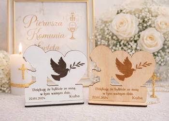 Podziękowanie Komunia Święta Aniołek Chrzest Roczek