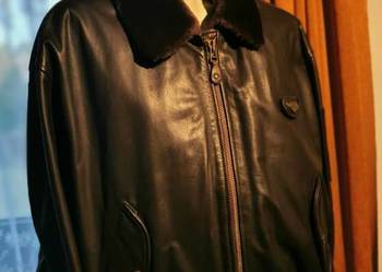 REDSKINS Orygin Bomber Pilot Jacket Kurtka skórzana Pilotka XL JAK NOWA