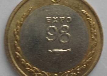 PORTUGALIA-200 ESCUDOS-1998 r (EXPO - 98) - BIMETAL - RYBKA