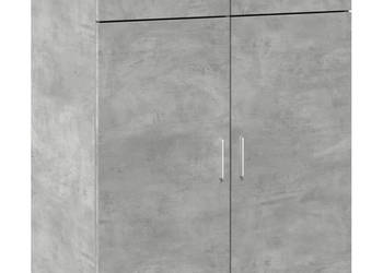 Szafka szarość betonu 80x425x93 cm materiał drewnopochodny WM-3281472