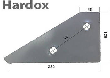 Płoza przednia HARDOX KV09/P części do pługa SUKOV