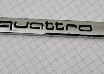 Emblemat Quattro srebrny przyklejany