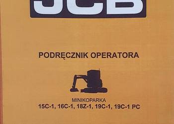 Instrukcja obsługi DTR JCB 15C-1 16C-1 18Z-1 19C-1 19C-1 PC podręcznik