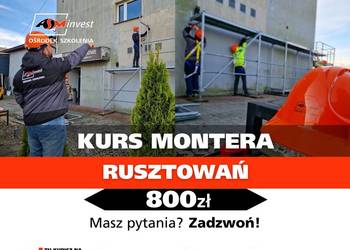 Kurs na montera Montażysta Rusztowań montaż-demontaż