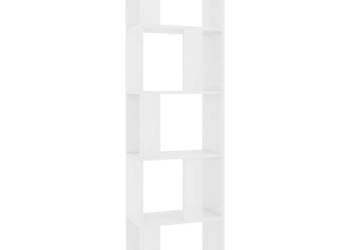Regał na książki/przegroda biały 45x24x159 cm WM-800108