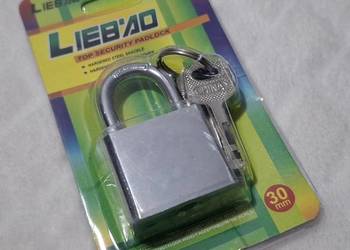 Mała kłódka, 3x5cm, komplet 4 kluczy