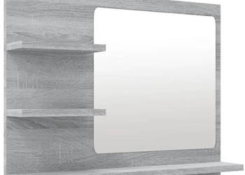 Lustro łazienkowe szary dąb sonoma 60x105x45 cm WM-815661