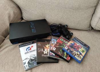 Konsola PS2 classic Fat + 2 x pad + gry