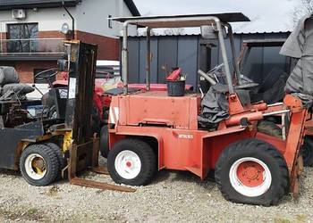 Ciągnik wózek zlom uzytkowy