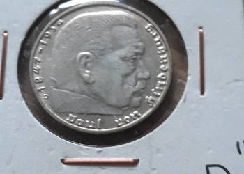 2 Marki Paul von Hindenburg 1938 r.-men. D- nr 1.