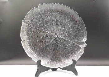 Szklana Patera / Talerz ARCOROC ASPEN – Kultowy Liść Vintage