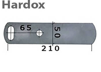 Listwa tylna odkładni HARDOX 26105/S do pługa NIEMEYER