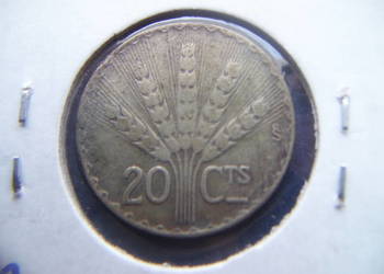 Stare monety 20 centesimos 1942 Urugwaj