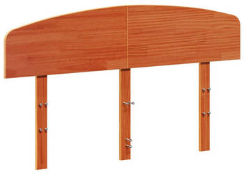 Wezgłowie do łóżka woskowy brąz 120 cm lite drewno sosnowe WM-842513