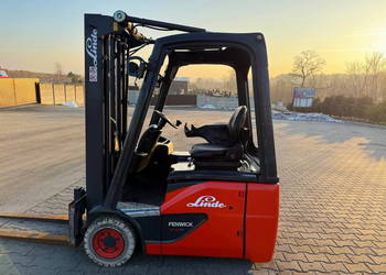 wózek widłowy elektryczny LINDE E14 Triplex 4.60m przesuw 2017 8400mtg