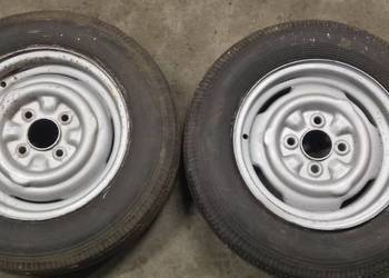 Felgi stalowe z oponami 13 cali, 4x108 ,do przyczepki