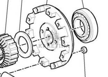 New Holland T7 T6050 TM165 TM155 TM150 TM140 TM145 TM180 Pokrywa Dyferencj…