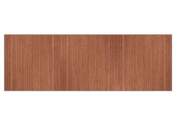 Dywan prostokątny brązowy 100x300 cm bambusowy WM-376950
