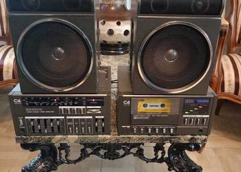 Zabytkowy Radiomagnetofon SANYO C4 Japan Vintage