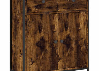Szafka przydymiony dąb 70x30x80 cm materiał drewnopochodny WM-835526