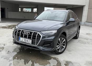Audi Q5 sportback 2022r salon Polska Bezwypadkowy I wł