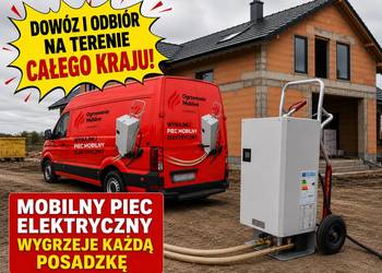 Elektryczny piec mobilny do wygrzania instalacji c.o - najem