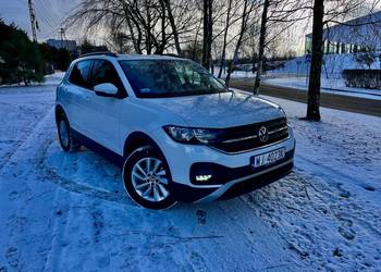 Śliczny.Zadbany.Volkswagen.T.Cross.2021r.55Tys.Przebiegu.1.0.Turbo