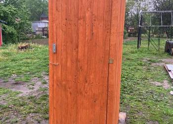 Wychodek, wc, kibel, szalet, ustęp, toaleta budowlana, na działkę, budowę