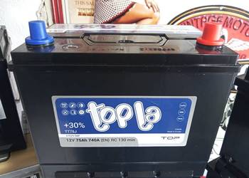 Akumulator TOPLA 75Ah 740A P+ JAPAN