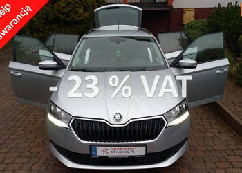 Škoda Fabia 1.0 TSI 95 KM Salon PL Serwis ASO FV23% 29 Netto Kier.wielof. …