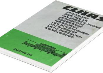 Katalog części Claas RU450 RU 450 / 600