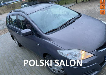 Mazda 5 1 rej 2009, 2 wł., 7 miejsc, polski salon, niski przebieg,hak,temp…