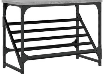 Stojak na buty szary dąb sonoma 60x30x45 cm WM-833416
