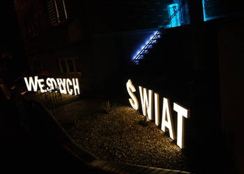 Napis Litery LED Wesołych świąt inne
