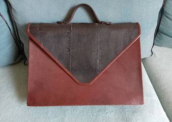 Skórzana Teczka na Dokumenty VINTAGE