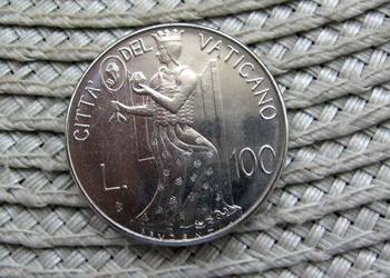 Watykan 100 Lirów 1980r - Ładna
