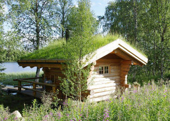 Sauna ogrodowa z bali