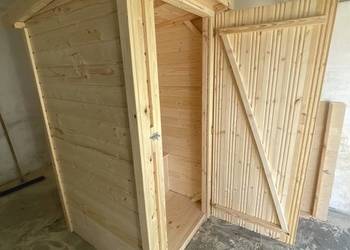 WC XXL drewniane Latryna wychodek