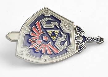 Hyrulian Shield | 4 cm | Metal | Przypinka | Zelda